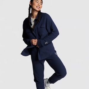 Pink Victoria’s secret’s Reverse fleece shacket